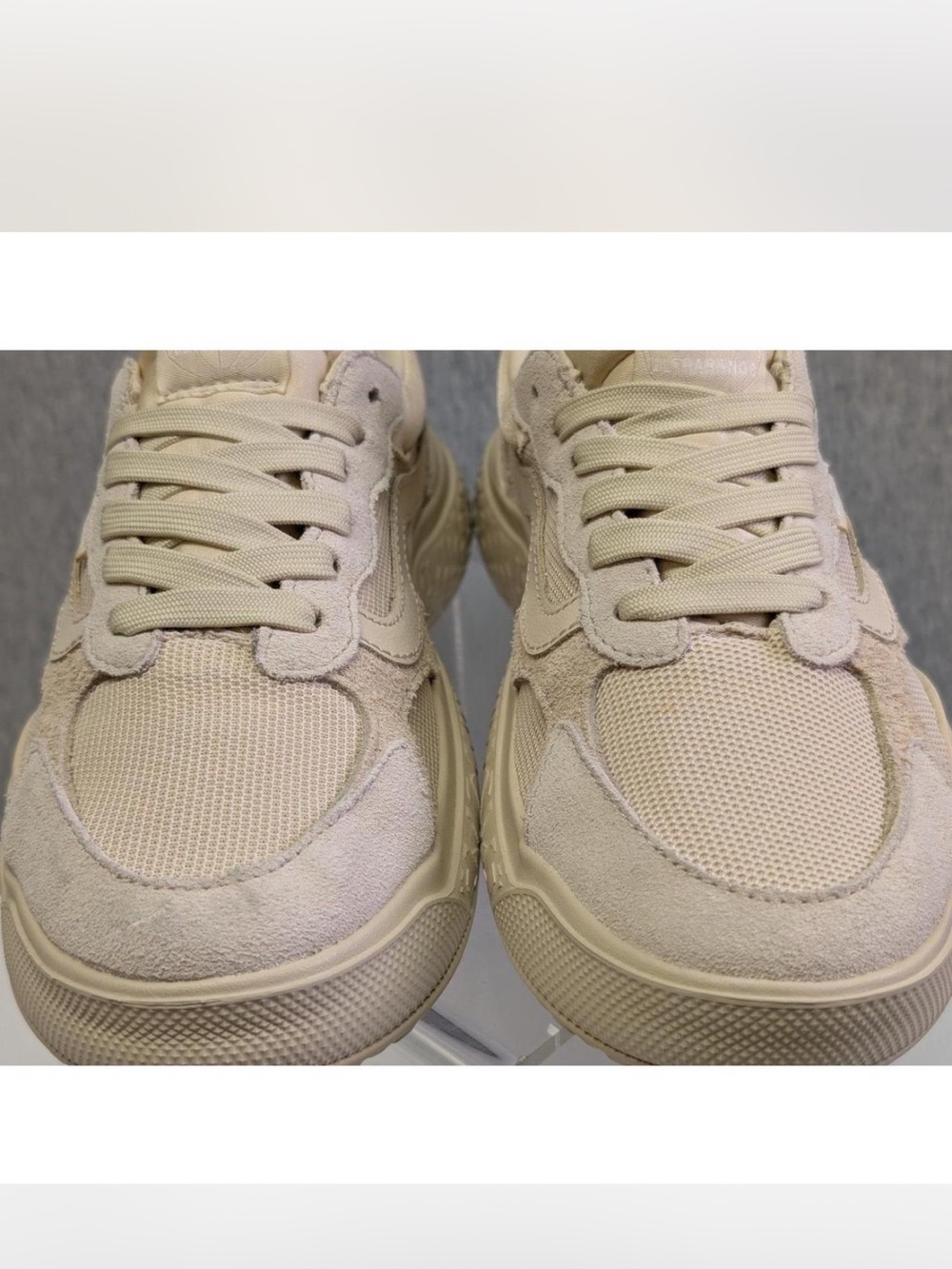Vans Low-Top Sneakers in Beige Cream